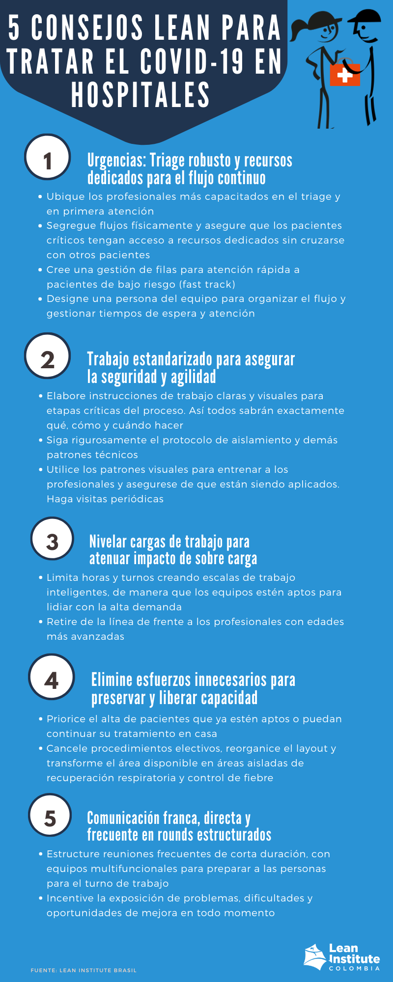 Cinco consejos lean hospitales