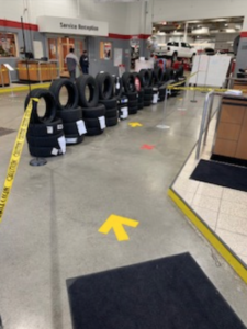 One way safe flow in a Canadian dealership 225x300 1